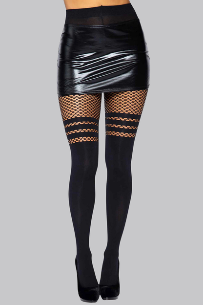 Fishnet Top Tights