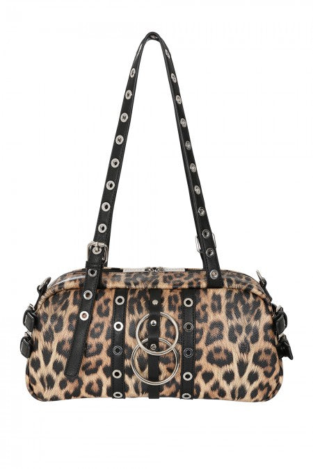 Hexy Glam Handbag Leopard
