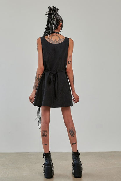 No Rules Black Buckle Dress