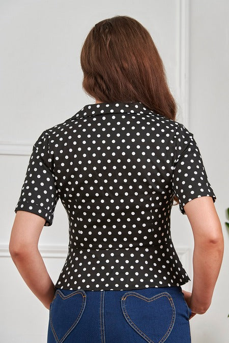 Marion Polka Dot Blouse