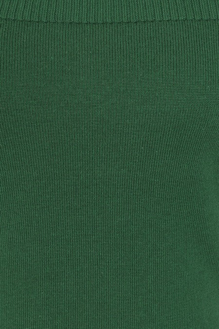 Lavinia Knitted Top Green