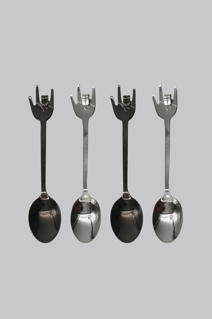 Rockhand spoon set of 4