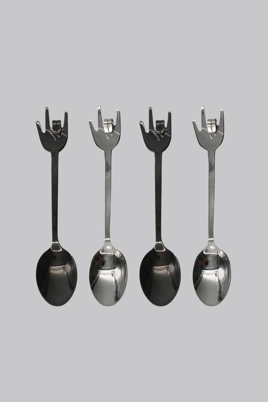 Rockhand spoon set of 4