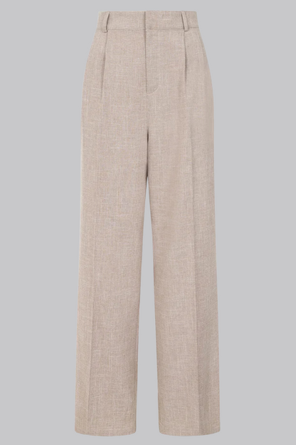 Martha Sand Stripe Trousers