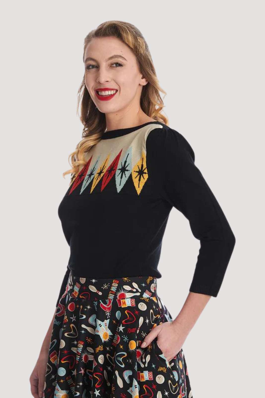 Atomic Star Jumper Black