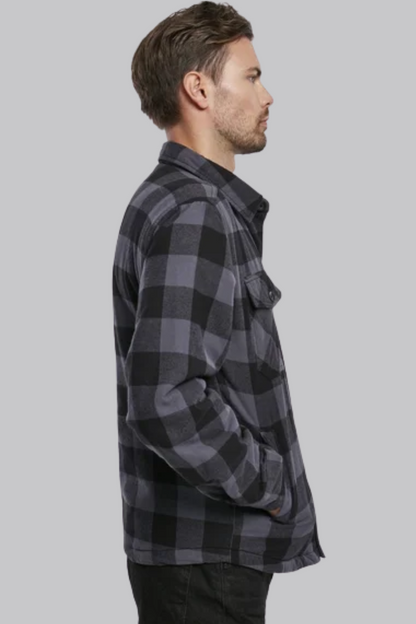 Checked Lumber Jacket Black & Grey