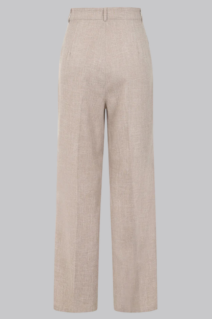 Martha Sand Stripe Trousers
