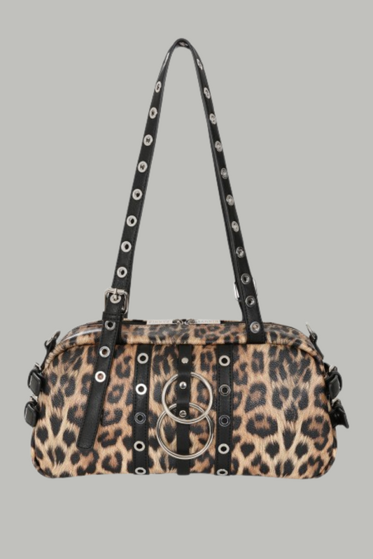 Hexy Glam Handbag Leopard