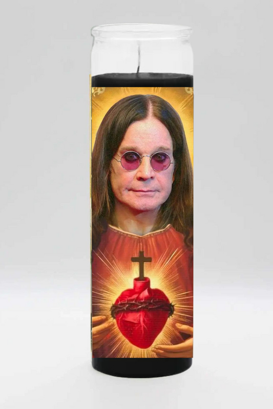 Saint Ozzy Prayer Candle (Black Candle)