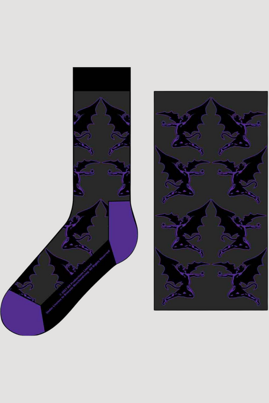 Black Sabbath Grey Demon Socks