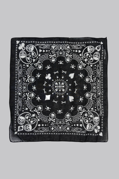 Aces and Skulls Bandana