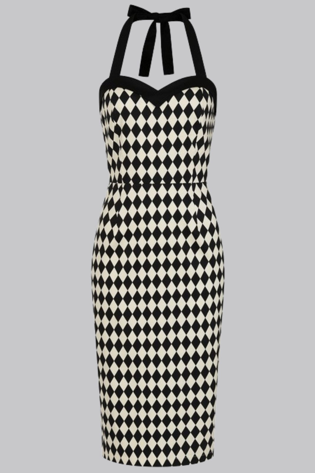 Rhona Harlequin Pencil Dress