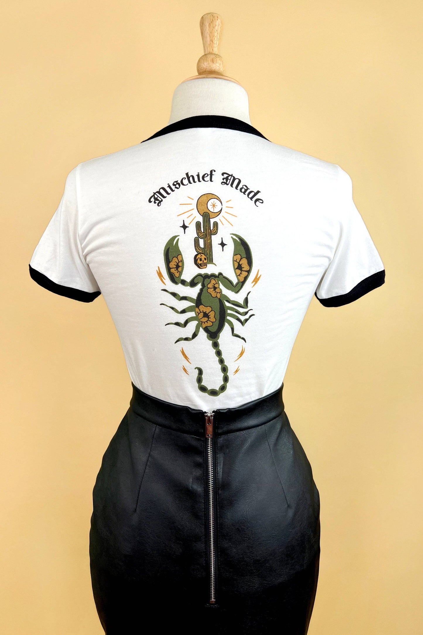 The Scorpion Fitted Ringer Tee