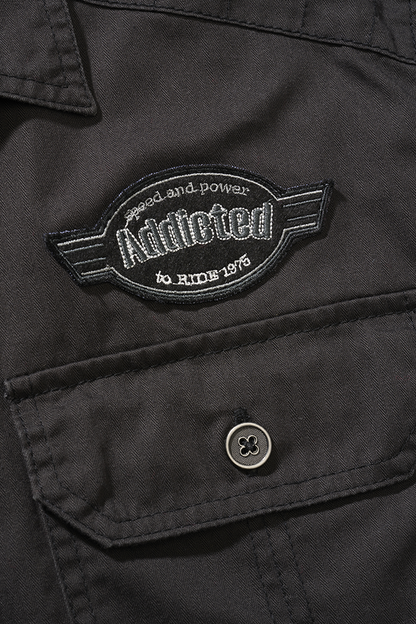 Luis Vintage Shirt Black