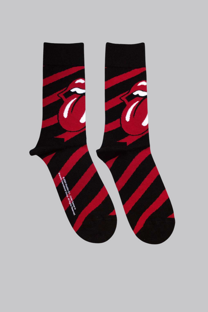 Rolling Stones Striped Socks