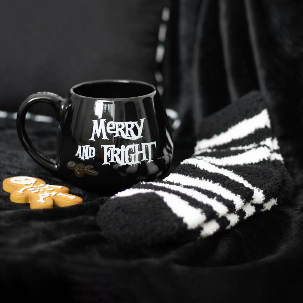 Merry and Fright Christmas Mug and Socks Set