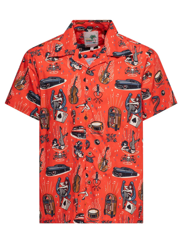 Rock 'n' Roll Hawaiian Shirt