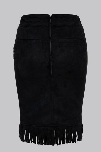 Western Fringed Skirt