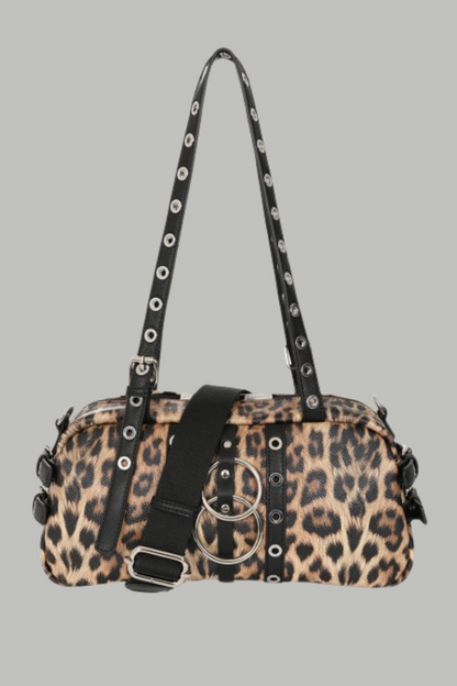 Hexy Glam Handbag Leopard