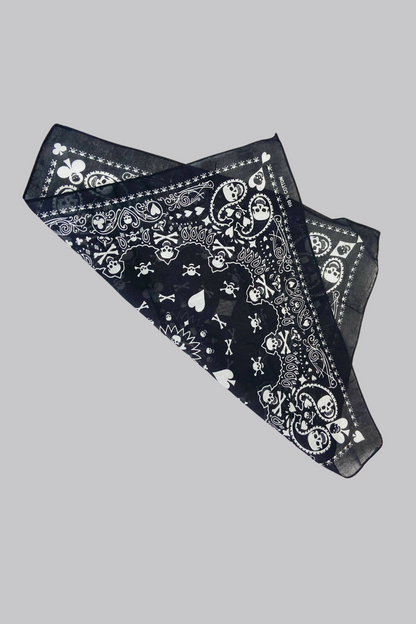 Aces and Skulls Bandana