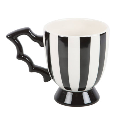 Gothic Striped Bat Wing Teacup