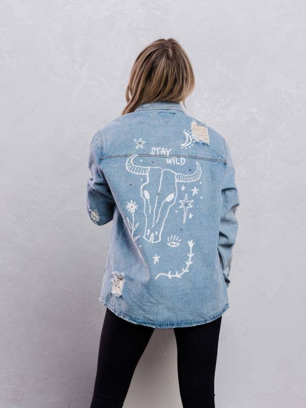 Stay Wild Denim Jacket