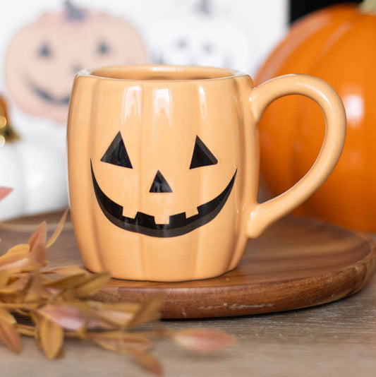 Jack-o'-Lantern Pumpkin Shaped Halloween Mug