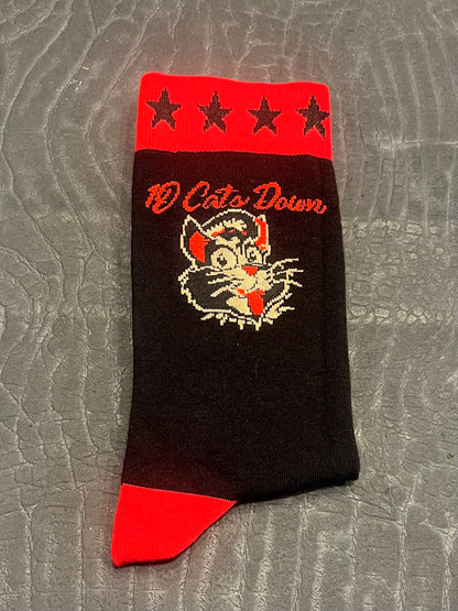 10 Cats Down Socks