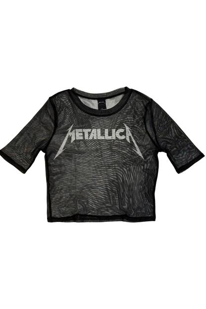 Metallica Mesh Top