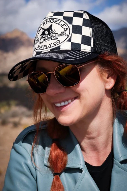 Los Angeles Checkered Cap