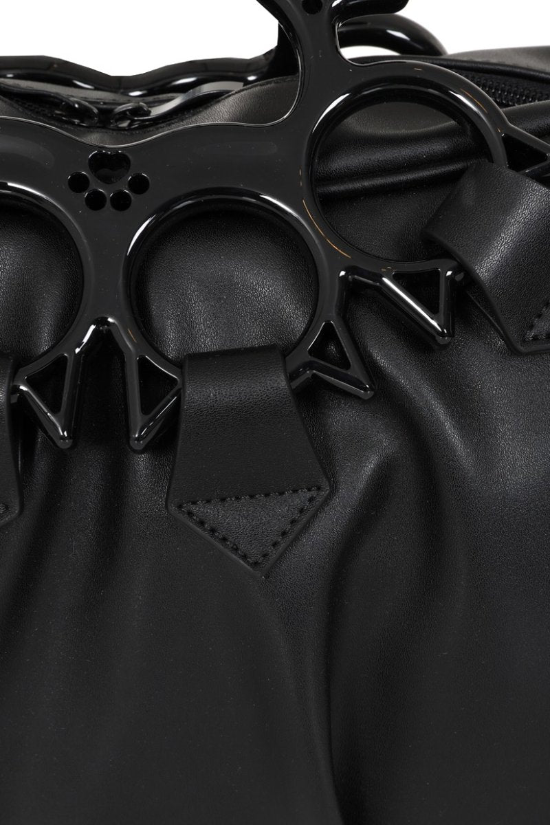 Hex Paws Kitten Knuckle Top Handle Bag