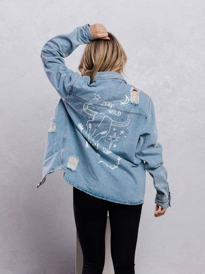 Stay Wild Denim Jacket