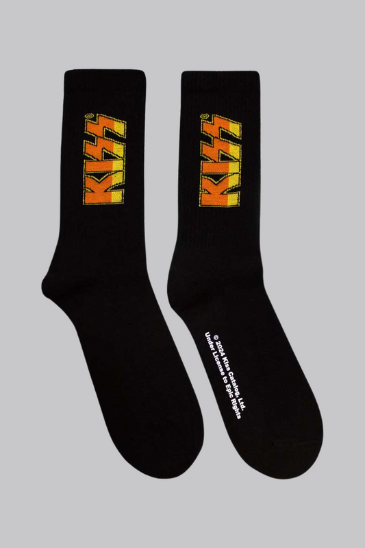 KISS Logo Athletic Socks