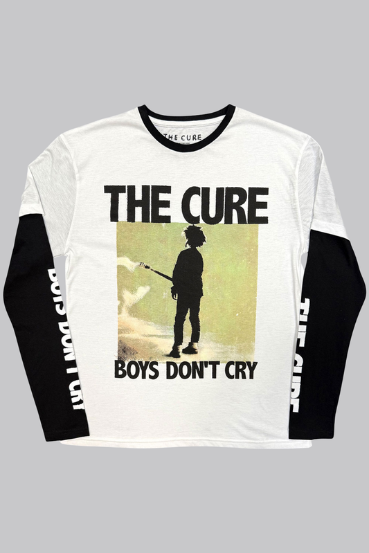 The Cure Unisex Layered Long Sleeve T-Shirt: Boys Don't Cry
