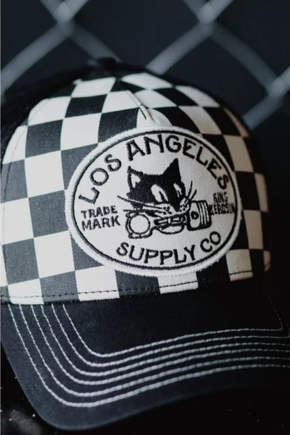 Los Angeles Checkered Cap
