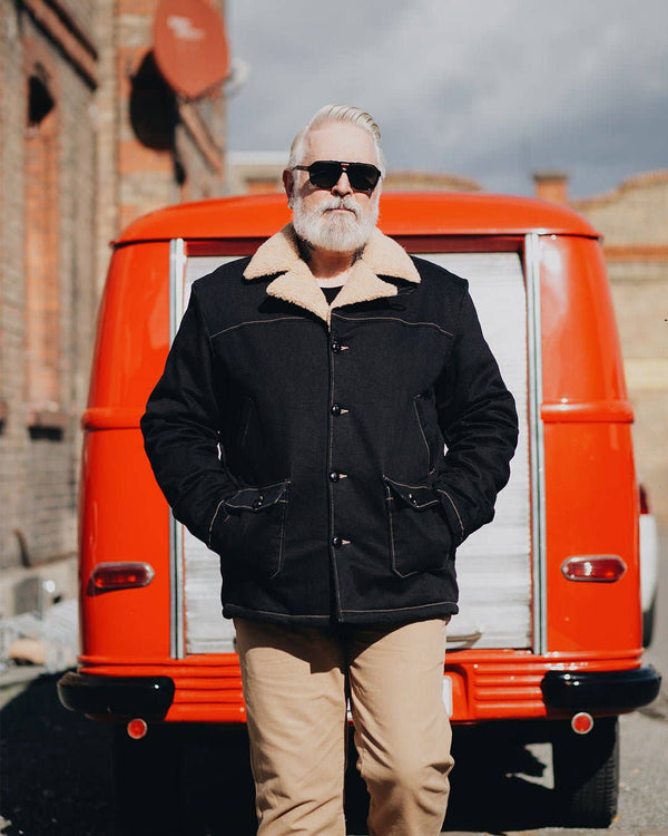 Winter jacket with teddy lining