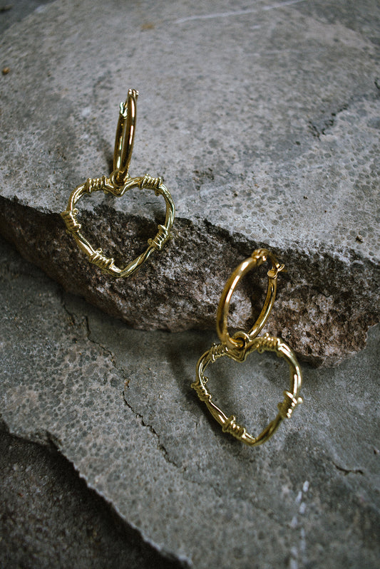 Valentine Earrings Gold