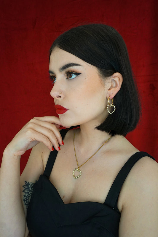 Valentine Earrings Gold