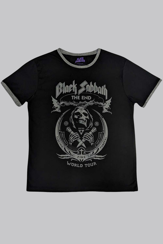 Black Sabbath The End World Tour Ringer Shirt