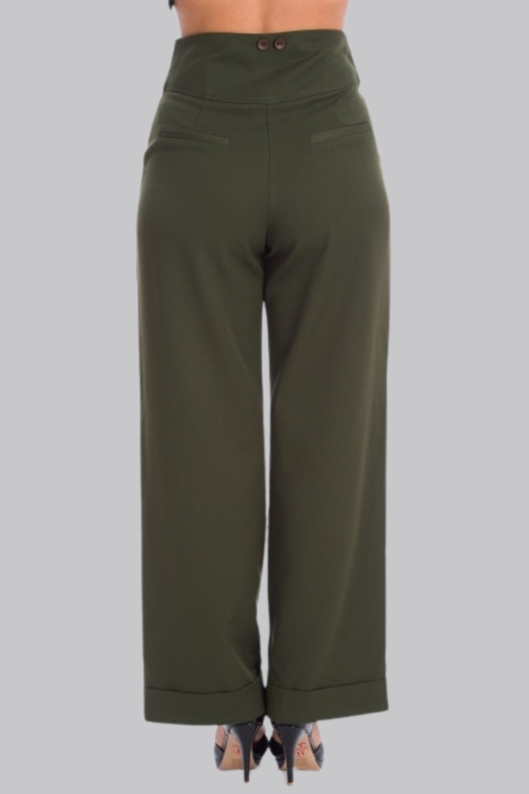 Girl Boss Trousers Olive