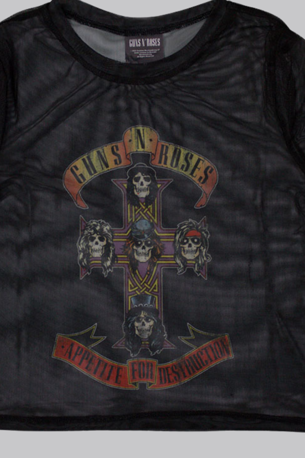 Guns ‘n’ Roses Mesh Top