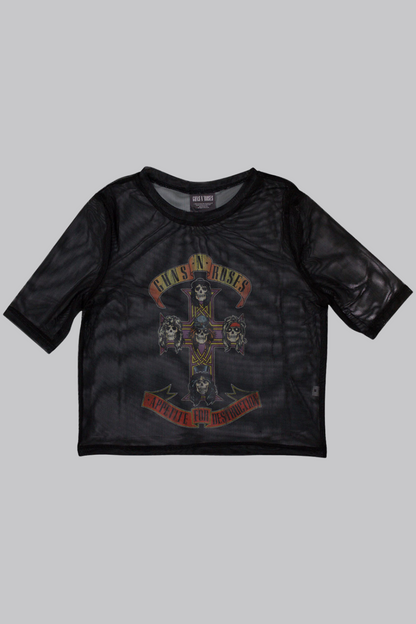 Guns ‘n’ Roses Mesh Top
