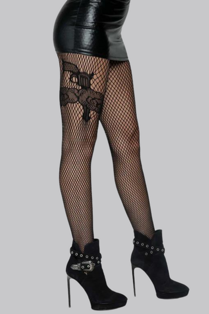 Gunslinger Garter Fishnets