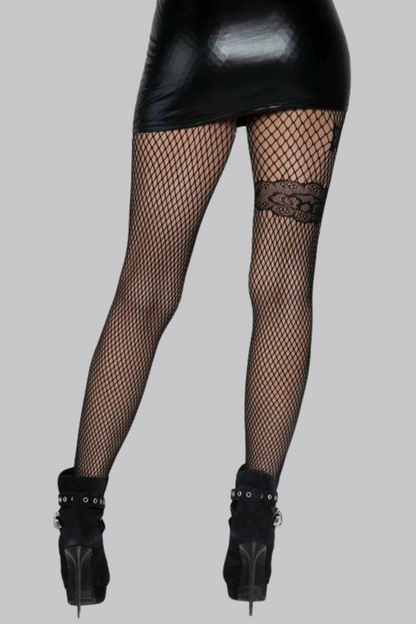 Gunslinger Garter Fishnets