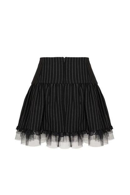 Quinzel C Pinstripe Skirt