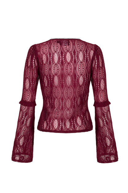 Rhea Top Burgundy