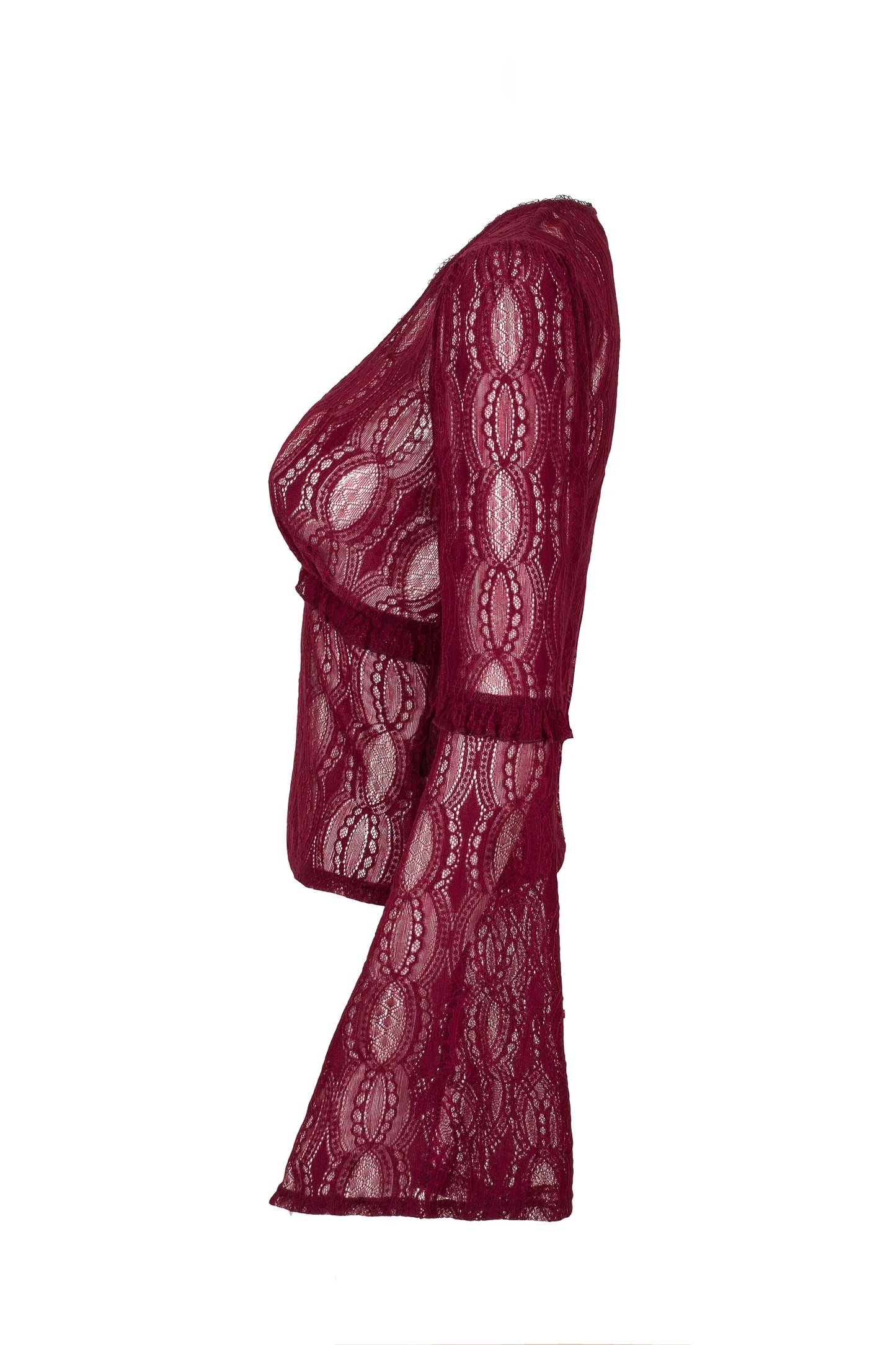 Rhea Top Burgundy