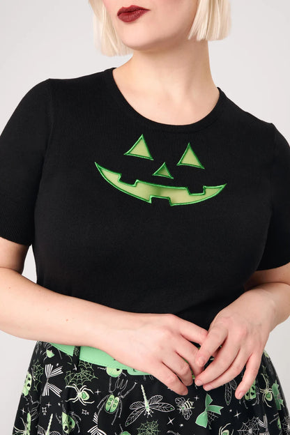 Jack-O-Lantern Top