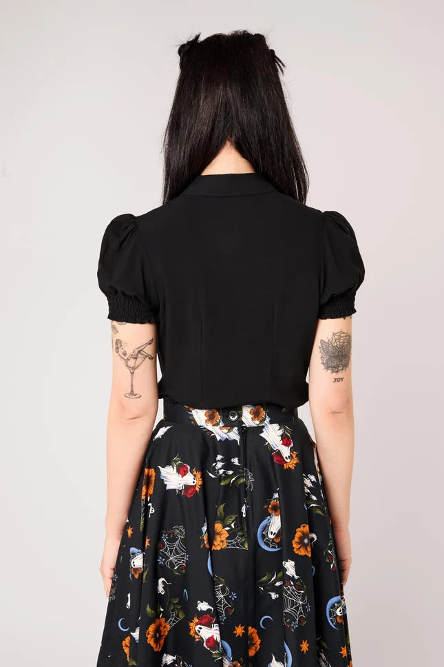 Ghost Flower Blouse