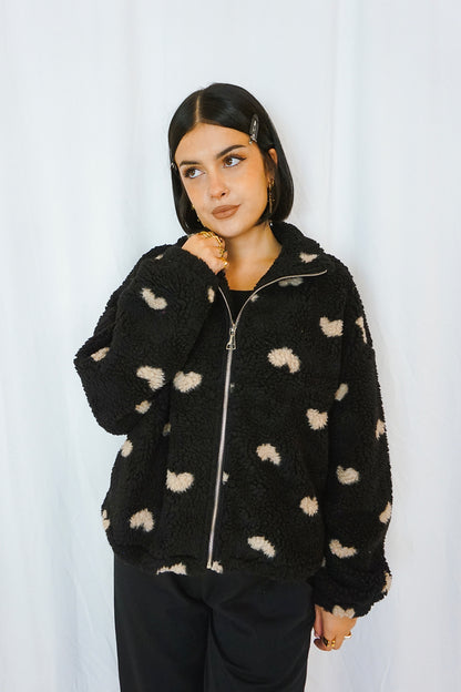 Hearts Sherpa Jacket